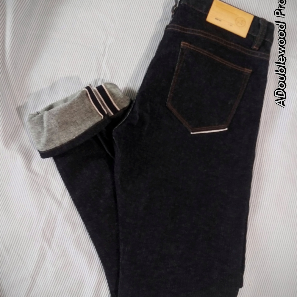 A doublewood project womens selvedge jeans 26 x28